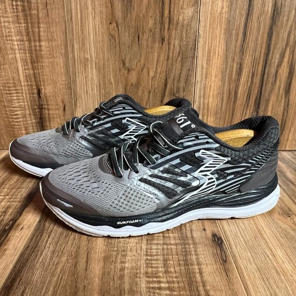 361 Degrees Meraki Womens Running Shoes Black White Grey Training Size 7.5 - Picture 2 of 7